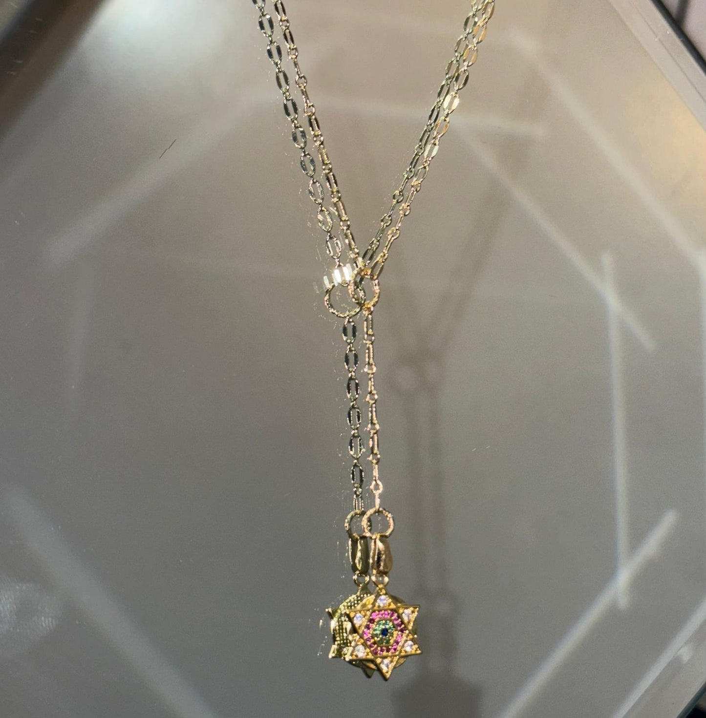 Drop Magen David Necklace