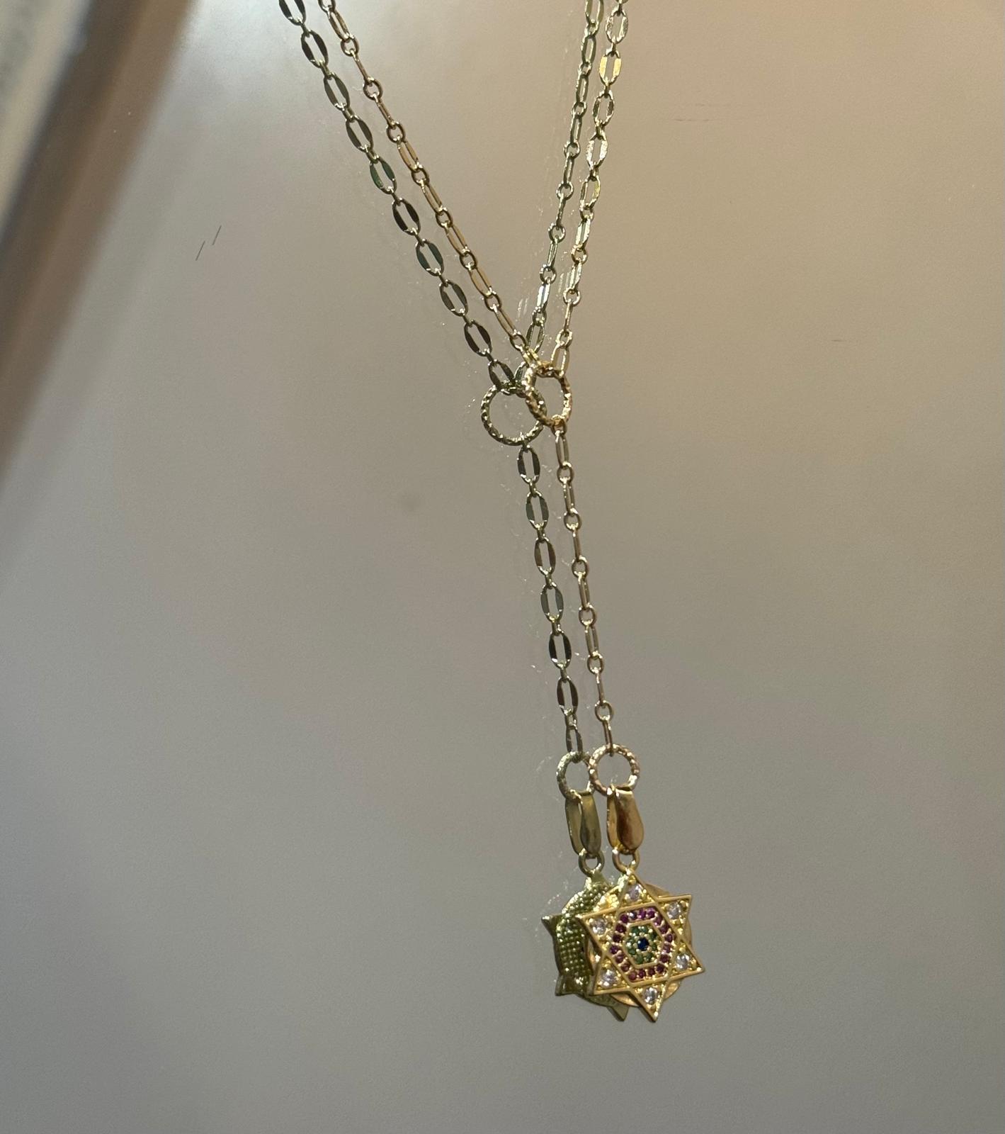 Drop Magen David Necklace