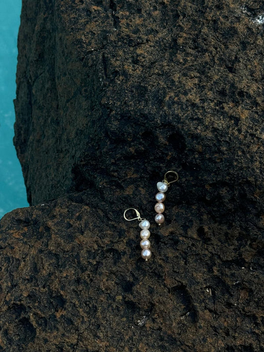 Hawaiian Pearl Drop Earrings