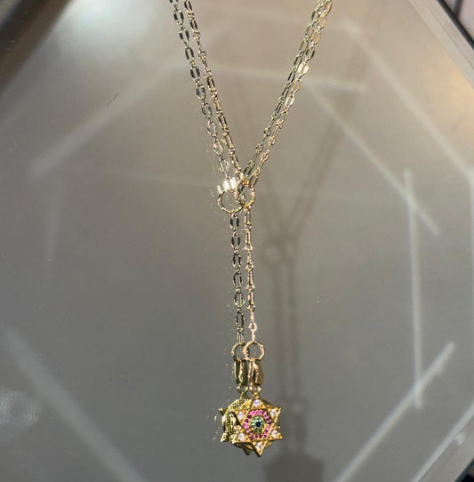 Drop Magen David Necklace
