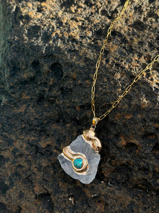 Alba Natural Stone Necklace
